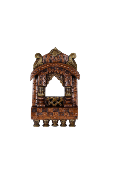 Multicolour Solid Wood Jharokha Multicolour Solid Wood Jharokha